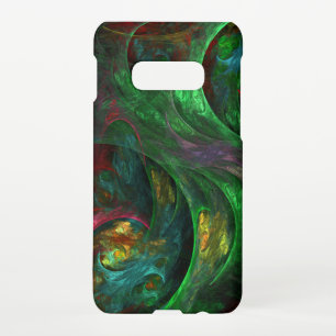 Capa Para Samsung Galaxy Gênesis Green Abstrato Art Matte