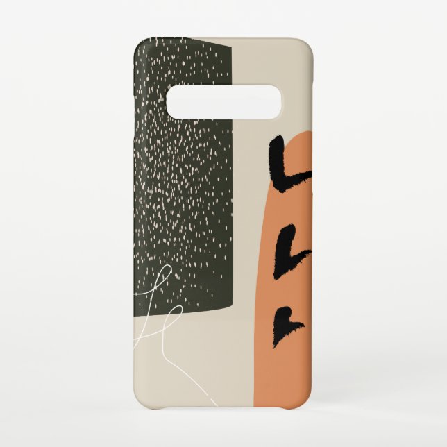 Capa Para Samsung Galaxy Indo para casa #ilustração #abstrato (Verso)