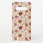 Capa Para Samsung Galaxy Jacobean Floral Reds Pinks Dourado Cream<br><div class="desc">Design de padrão de superfície floral estilo Jacobean em vermelhos,  pinks,  dourados falsos e creme.</div>