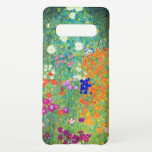 Capa Para Samsung Galaxy Jardim Flor Gustav Klimt<br><div class="desc">Samsung Galaxy Case com o Jardim da Flor de Pintura a Óleo de Gustav Klimt (1906). Um belo jardim de flores roxas,  vermelhas,  brancas,  azuis e laranja. Um presente de excelente para fãs de Arte Nouveau e de Arte Austríaca.</div>