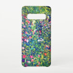 Capa Para Samsung Galaxy Jardim Italiano Gustav Klimt<br><div class="desc">Samsung Galaxy Case com a pintura a óleo de Gustav Klimt na paisagem do jardim italiano (1913). Um belo jardim de flores coloridas: vermelho,  branco,  rosa,  roxo. Um presente de excelente para fãs de Arte Nouveau e de Arte Austríaca.</div>