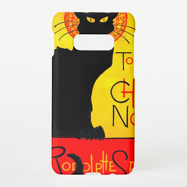 Capa Para Samsung Galaxy Le Chat Noir Vintage (Verso)