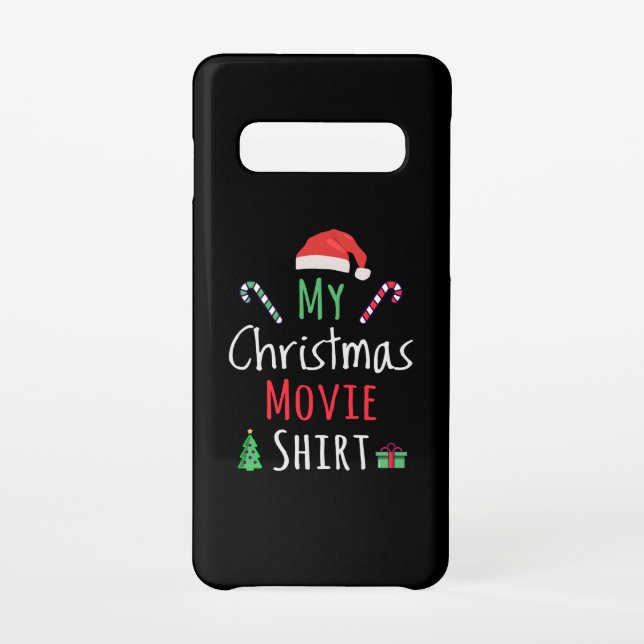 Capa Para Samsung Galaxy Minha Camisa De Cinema De Natal (Verso)