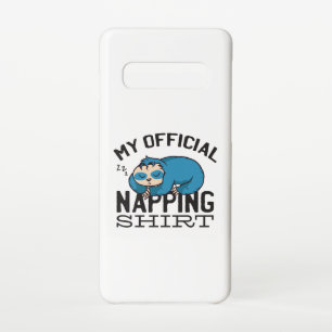 Capa Para Samsung Galaxy Minha camisa oficial de dormir - Preguiçoso Sloth