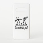 Capa Para Samsung Galaxy Muito fofo para falhar<br><div class="desc">Os bancos são grandes demais para falhar e você é fofo demais ou adorável demais para falhar. Legal e engraçada ideia de presente. Uma combinação perfeita para adultos e crianças.</div>