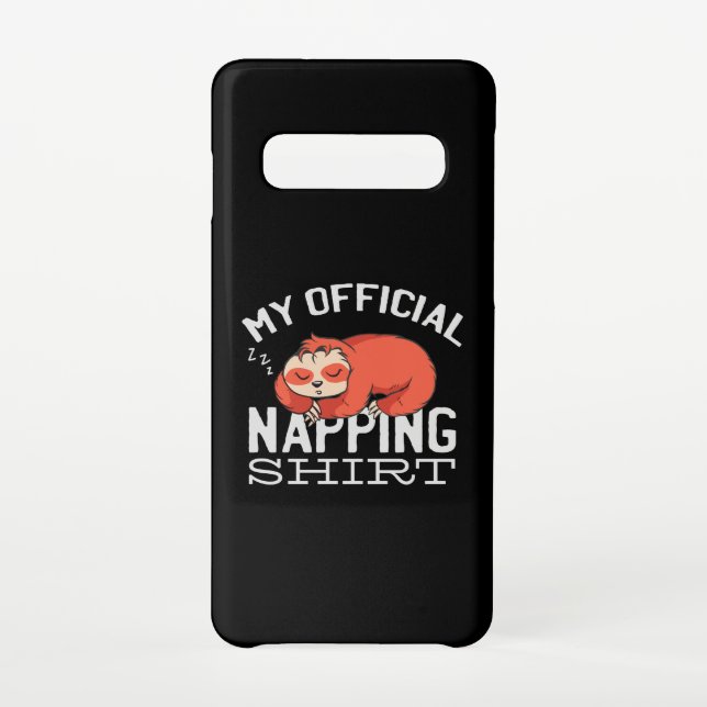 Capa Para Samsung Galaxy My official napping shirt Sloth (Verso)