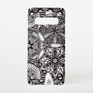 Capa Para Samsung Galaxy "Nebulosas Douradas" (monocromático)