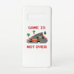 Capa Para Samsung Galaxy O jogo não está sobre o jogo de vídeo pixelizado<br><div class="desc">Para os jogadores de verdade o jogo ainda não acabou. Design único e atraente para jogos em pixels. Uma combinação perfeita para o seu próximo evento de jogos. ideia de presente de excelente.</div>