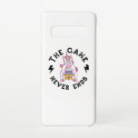 Capa Para Samsung Galaxy O jogo nunca acaba<br><div class="desc">Para um jogador de verdade,  o jogo não acabou. Design único de jogos atraente. Uma combinação perfeita para o seu evento de jogos ou como presente para amigos de jogadores,  família,  viciado em jogos,  nerd de jogos,  geeks de jogos,  aberrações de jogos.</div>