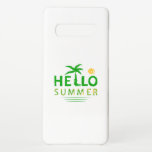 Capa Para Samsung Galaxy Olá Summer<br><div class="desc">Olá Summer,  é um design que acolhe feliz verão e se divertindo ao sol.</div>