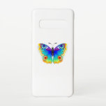 Capa Para Samsung Galaxy Olho Peacock da Borboleta Arco-Íris<br><div class="desc">Arco-íris,  realista,  desenhado artisticamente,  borboleta pavão de cores brilhantes com asas detalhadas texturizadas sobre fundo branco. Borboleta-arco-íris.</div>