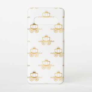Capa Para Samsung Galaxy Ouro Coaches Cinderela Princesa Magia Real