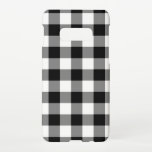 Capa Para Samsung Galaxy Padrão de Gingham Preto e Branco<br><div class="desc">O padrão de gingham preto e branco apresenta quadrados pretos,  brancos e cinzas em uma xadrez marcada e em negrito. Capas para outros modelos e dispositivos disponíveis na barra lateral. Imagem criada digitalmente. Copyright © Claire E. Skinner. Todos os direitos reservados.</div>
