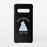 Capa Para Samsung Galaxy Papel higiênico da árvore de Natal da quarentena d<br><div class="desc">Desejo-lhe uma feliz de quarentena no Natal com este adorável e engraçado papel higiênico decorado na árvore de Natal. Excelente de Natal,  ideia do presente. Bom para os velhos e para os jovens.</div>