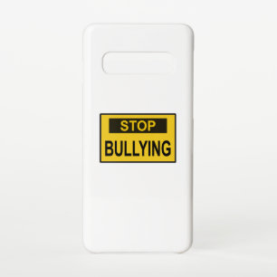 Capa Para Samsung Galaxy Parar Símbolo de Bullying Amarelo