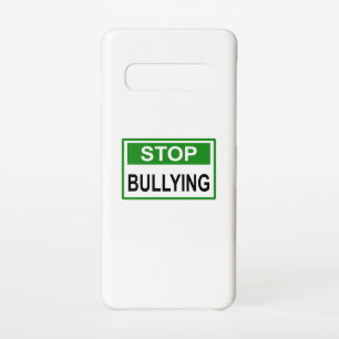 Capa Para Samsung Galaxy Parar Sinal de Bullying Verde