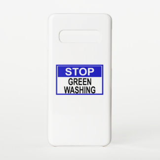 Capa Para Samsung Galaxy Parar Sinal de Lavagem em Verde