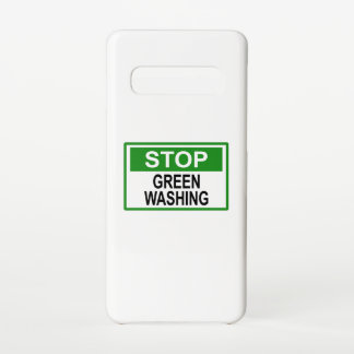 Capa Para Samsung Galaxy Parar Sinal de Lavagem em Verde