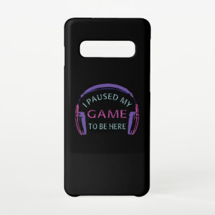 Capa Para Samsung Galaxy Pausei Meu Jogo Para Estar Aqui