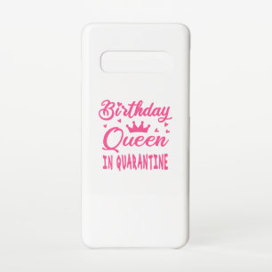 Capa Para Samsung Galaxy Rainha de aniversário em quarentena