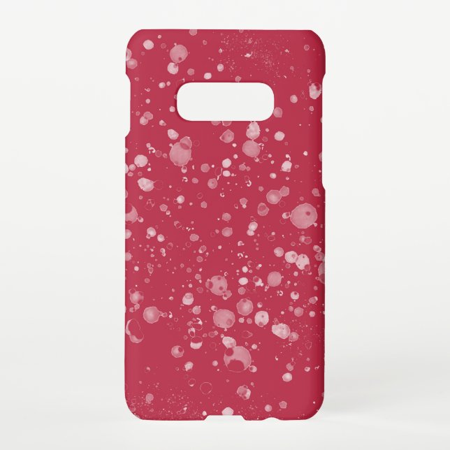 Capa Para Samsung Galaxy Red Splotchy Chaos (Verso)