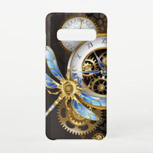 Capa Para Samsung Galaxy Relógio Steampunk com Dragonfly Mecânica