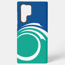 Capa para Samsung Galaxy S22 Ultra com a bandeira 