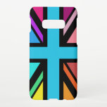 Capa Para Samsung Galaxy Tomada de União/Sinalizador multicolorido Design p<br><div class="desc">Tomada/Bandeira da União num design preto e multicolorido.</div>