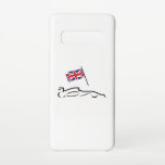 Capa Para Samsung Galaxy Traçado da linha do carro de corrida com bandeira<br><div class="desc">Traçado da linha do carro com bandeira do Reino Unido. Legal equipamento com19.03.2020 motivos para corridas de automóveis. Uma combinação perfeita para todos os amantes de carros de corrida. Ideia de presente de excelente para adultos,  homens,  mulheres,  crianças e adolescentes.</div>