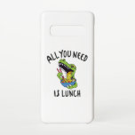 Capa Para Samsung Galaxy Tudo que você precisa é do almoço<br><div class="desc">Tudo o que você precisa é de almoço. É hora do almoço. Um tiranossauro muito engraçado a almoçar. Uma combinação perfeita para crianças e adultos.</div>