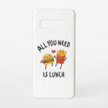 Capa Para Samsung Galaxy Tudo que você precisa é do almoço<br><div class="desc">Tudo o que você precisa é de almoço. A que horas é o almoço? É hora do almoço. Engraçado hambúrguer e batatas fritas apaixonadas. Uma combinação perfeita para crianças e adultos.</div>