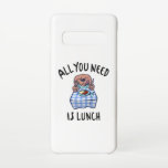 Capa Para Samsung Galaxy Tudo que você precisa é do almoço<br><div class="desc">Tudo o que você precisa é de almoço. É hora do almoço. Um cão engraçado na mesa pronto para almoçar. Uma combinação perfeita para crianças e adultos.</div>