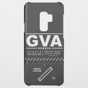 Capa Para Samsung Galaxy S9 Plus, Uncommon Aeroporto GVA de Genebra Cointrin