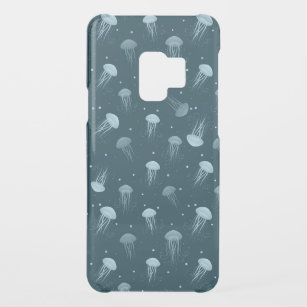 Capa Para Samsung Galaxy S9, Uncommon Blue jelly fish pattern