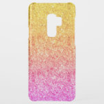 Capa Para Samsung Galaxy S9 Plus, Uncommon Fundo da Brilhante Rosa e Amarelo<br><div class="desc">A moderna e elegante e simples tendência brilha em tons cor-de-rosa e amarelo.</div>