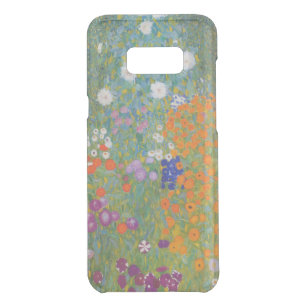 Capa Para Samsung Galaxy S8+ Da Uncommon Gustav Klimt Flower Garden Cottage Nature