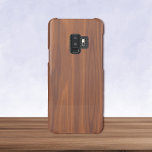 Capa Para Samsung Galaxy S9, Uncommon Mahogany Wood Pattern<br><div class="desc">Esses Defletores capas ajustados uma variedade de telefones Google,  iPhone e Samsung. Escolha o seu no menu suspenso. Digitalmente criado em um simulado de mogno rico parece padrão de madeira.</div>