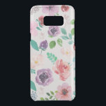 Capa Para Samsung Galaxy S8  Da Uncommon Padrão de Flores de Aquarelas Coloridas da Tendy<br><div class="desc">Padrão de aquarelas coloridas femininas modernas.</div>