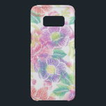 Capa Para Samsung Galaxy S8 Da Uncommon Padrão de Flores Tropicais Coloridas Exóticas<br><div class="desc">Coloração de flores exóticas tropicais coloridas.</div>