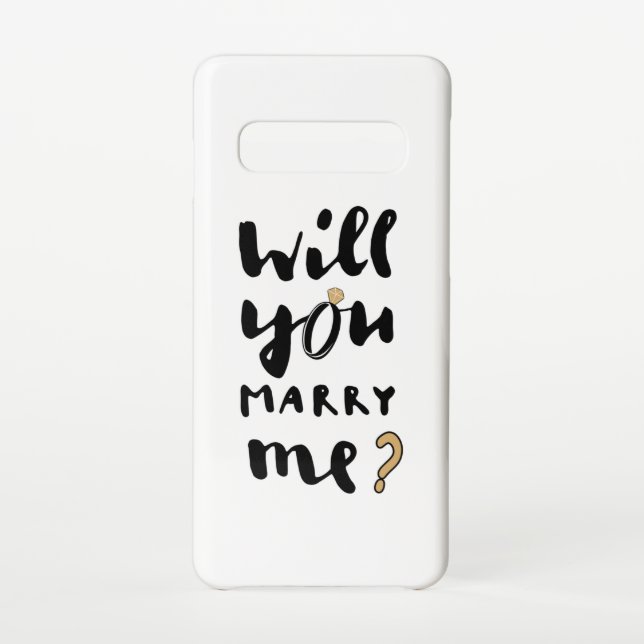 Capa Para Samsung Galaxy Você vai me casado? (Verso)