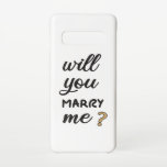 Capa Para Samsung Galaxy Você vai me casado?<br><div class="desc">Você vai me casado? Surpreenda seu amor excelente de uma forma criativa e engraçada com esta adorável e original ideia de presente. Romântico e,  ao mesmo tempo,  uma forma engraçada de sua proposta de casamento.</div>