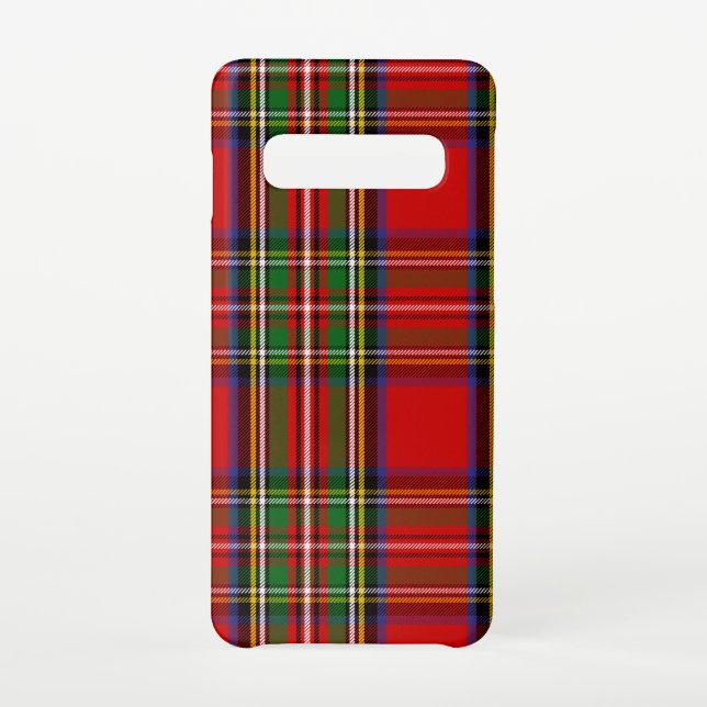 Capa Para Samsung Galaxy Xadrez Escocesa Clan Stewart Tartan (Verso)