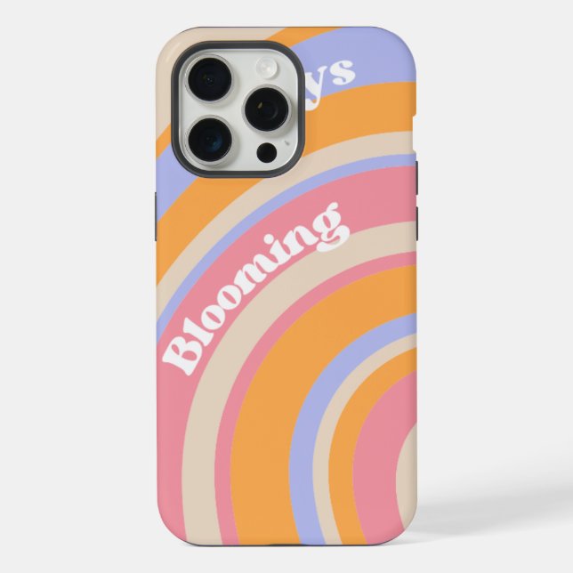 Capa Pastel Arco-íris para iPhone 15 Pro Max (Verso)