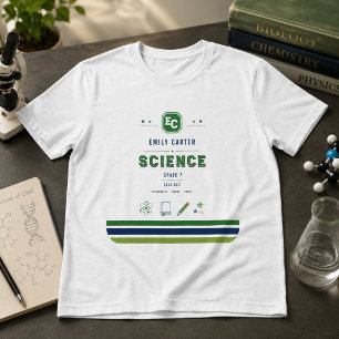 Capa Personalizada de Ciência Verde Naval para Esc