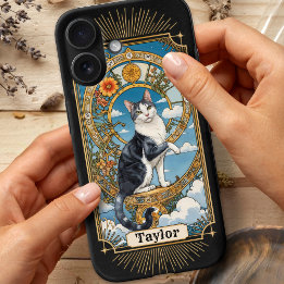 Capa personalizada para iPhone 16 com carta de Tar