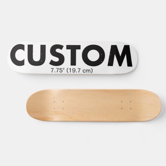 Capa personalizada personalizada de skate de 7,75" (Personalized custom Skateboard Deck 7.75 inch (19.7 cm))