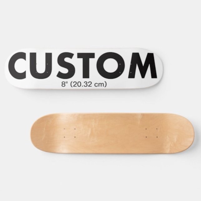 Capa personalizada personalizada de skate de 8" (2 (Personalized custom Skateboard Deck 8 inch (20.32 cm))