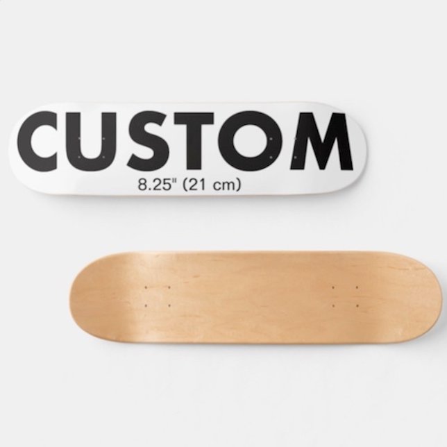 Capa personalizada personalizada de skate de 8,25" (Personalized custom Skateboard Deck 8.25 inch (21 cm))