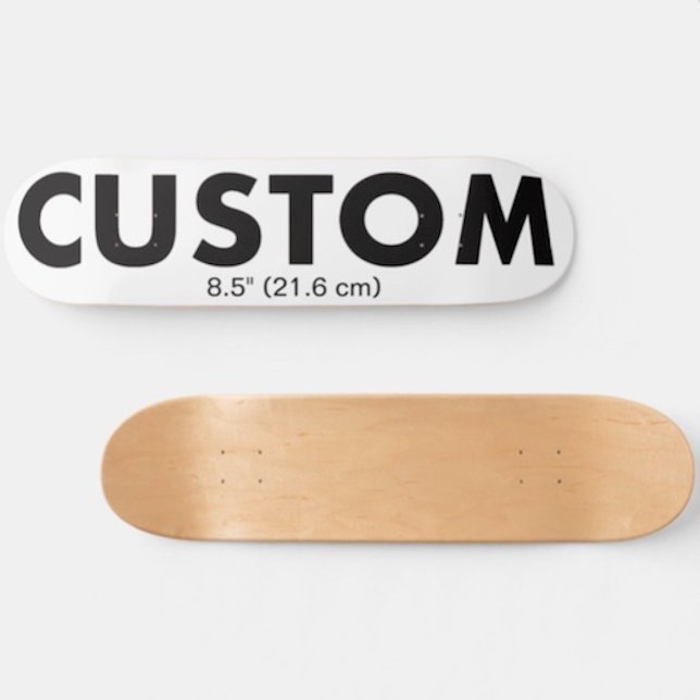 Capa personalizada personalizada de skate de 8,5"  (Personalized custom Skateboard Deck 8.5 inch (21.6 cm))