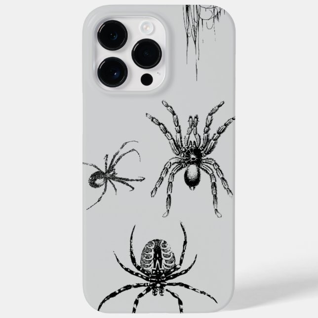 Capa Phone 14 Pro Max Halloween – Aranhas e Festa (Verso)